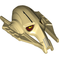 Lego velká hlava SW General Grievous, béžová (6121016)